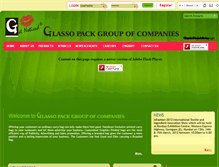 Tablet Screenshot of glassopack.com
